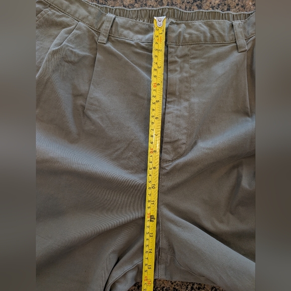 GAP Women's High Rise Pleated Tapered Pants Mesculen Green NWT Size 16 - Picture 7 of 8